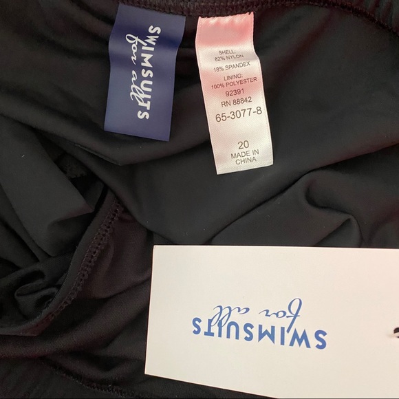 New Swimsuits For All black skort size 20 - Picture 3 of 4